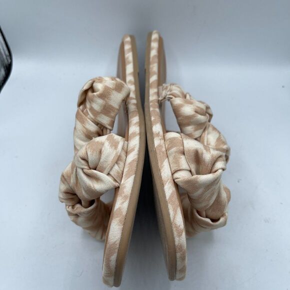 NWOT Universal Thread  knotted double tan strap slide 10 - Picture 4 of 8